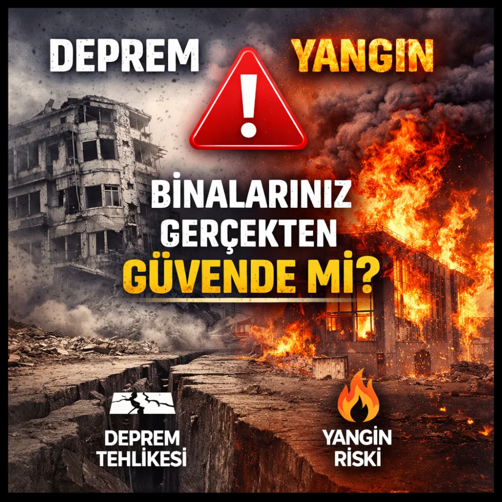 Deprem ve Yangın Tehlikesi: Binalarınız Gerçekten Güvende mi?